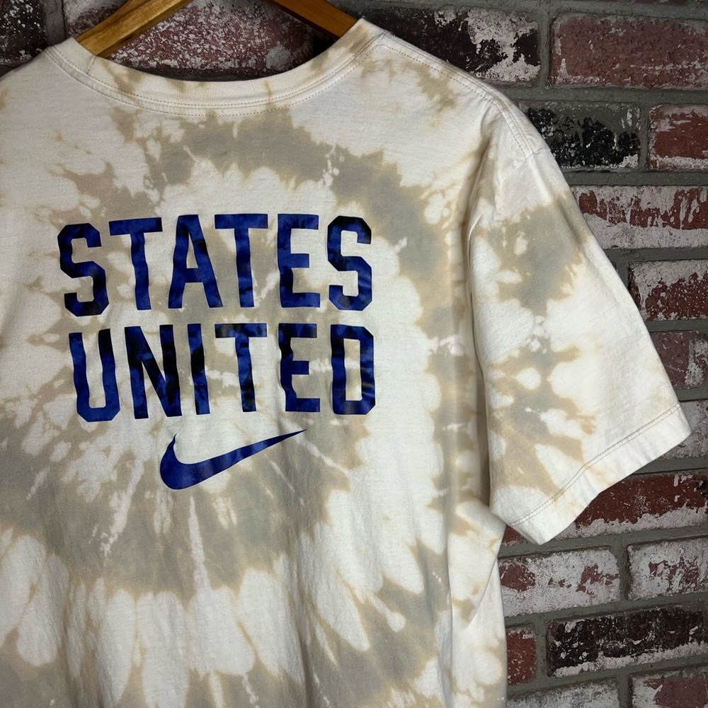 Nike USSF Soccer Federation “States United “Custom Bleach Tiedye Men’s Tee
